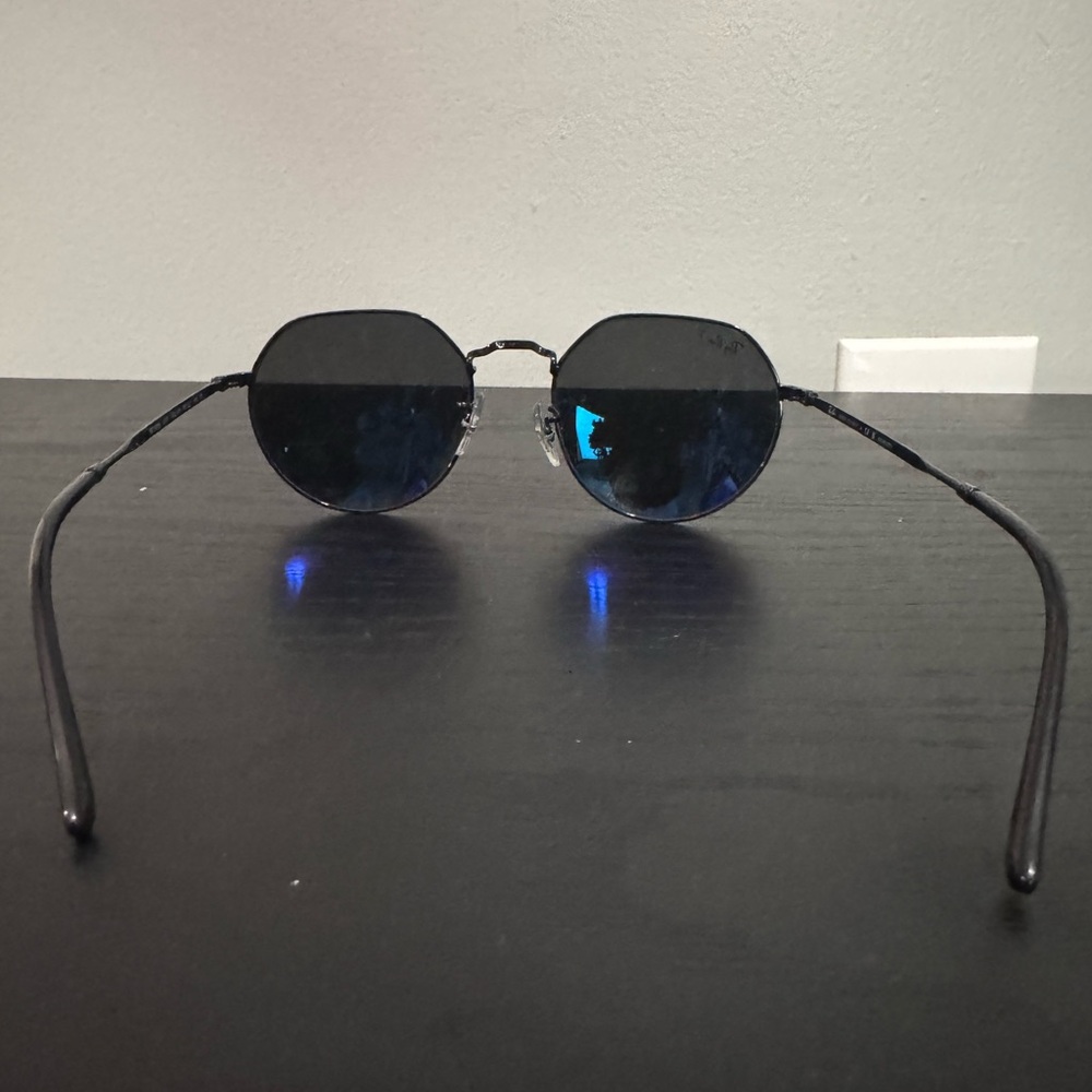 Chic Black Round Sunglasses Ray-Bans
